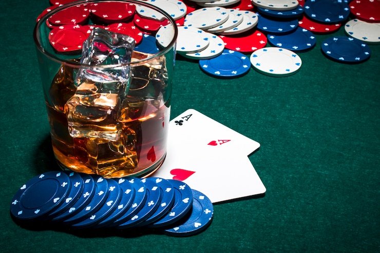 Tampilan meja Casino Hold'em di aplikasi mobile arena369