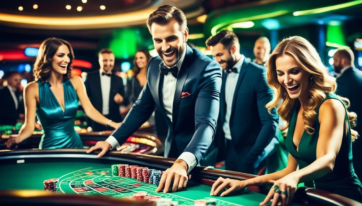 Antarmuka permainan Mega Moolah di arena369 menampilkan gulungan slot dan panel jackpot progresif